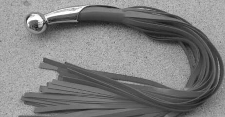 A silicone flogger