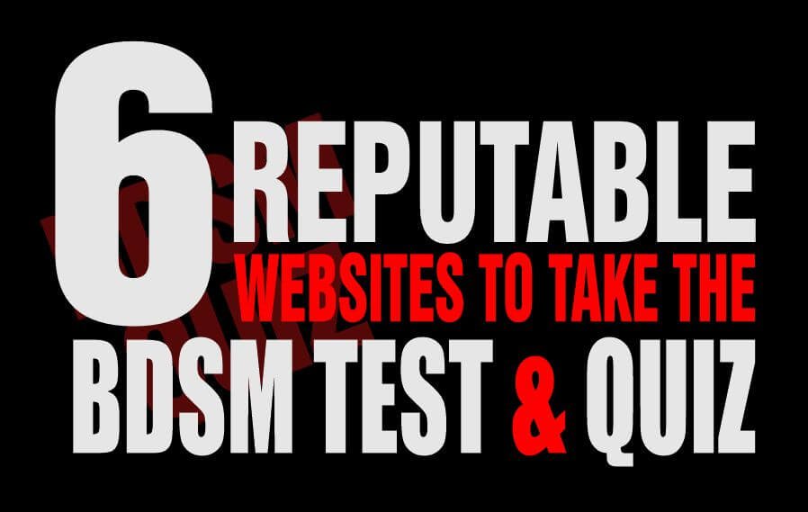 Six websites to take BDSM Test and Quiz