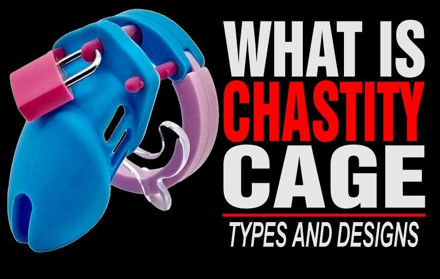 Men's chastity cage with lock