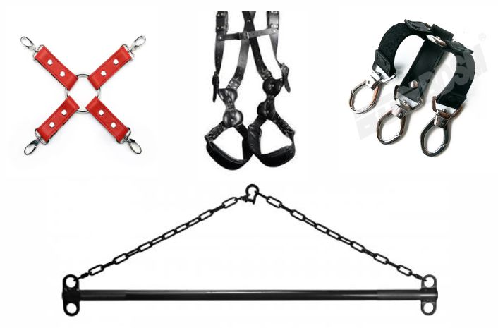 Different BDSM suspension gear