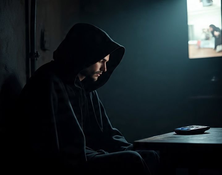 A man with Voyeurism Crime and Charges